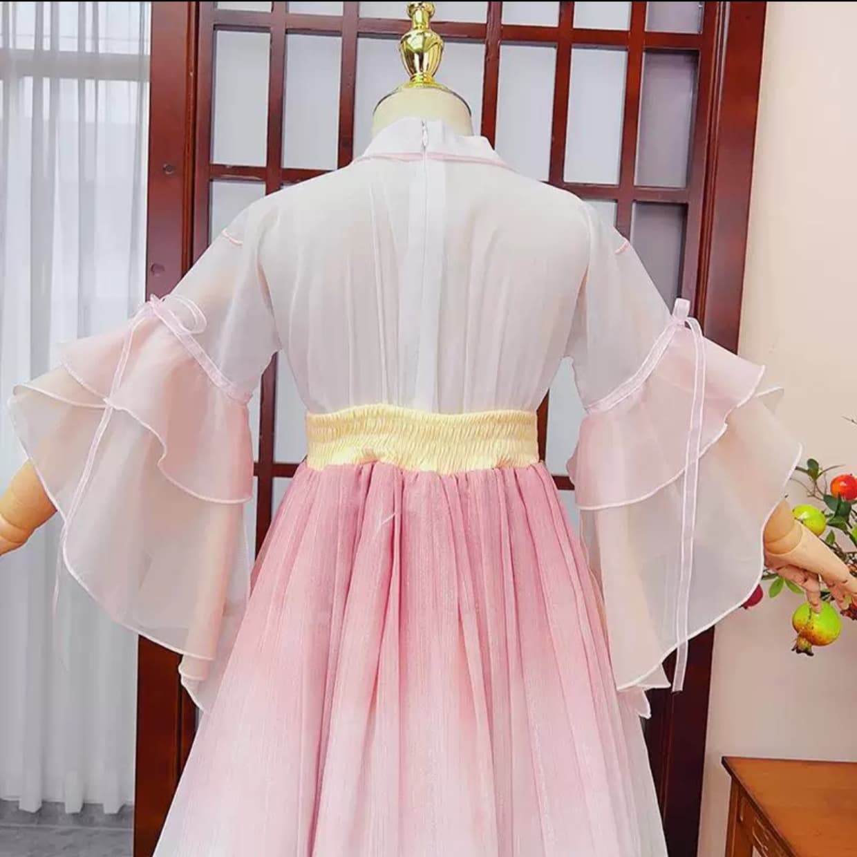 Fairy Fairy (Green) Kids Hanfu Dress thumbnail 4