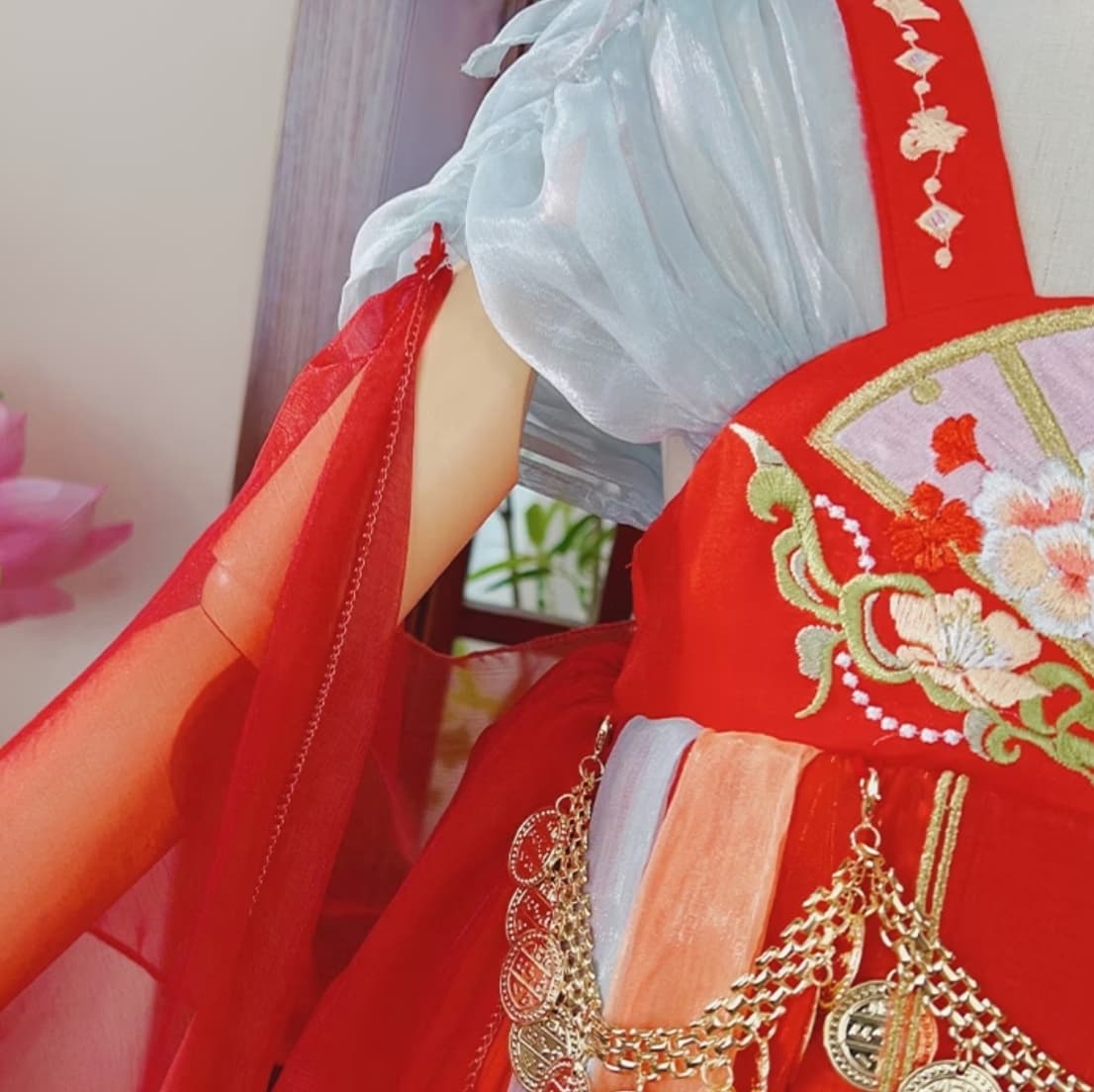 The Wizard of Oz (Red) Kids Hanfu Dress thumbnail 4