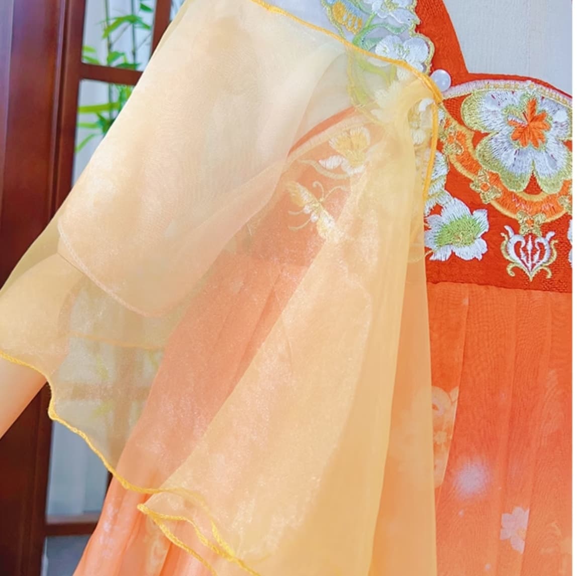 Flower Fairy (Yellow) Kids Hanfu Dress thumbnail 3