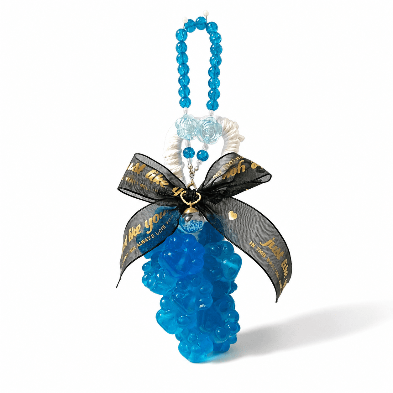 Ocean Blue Crystal Hanging Soap wholesale decorative soap gift