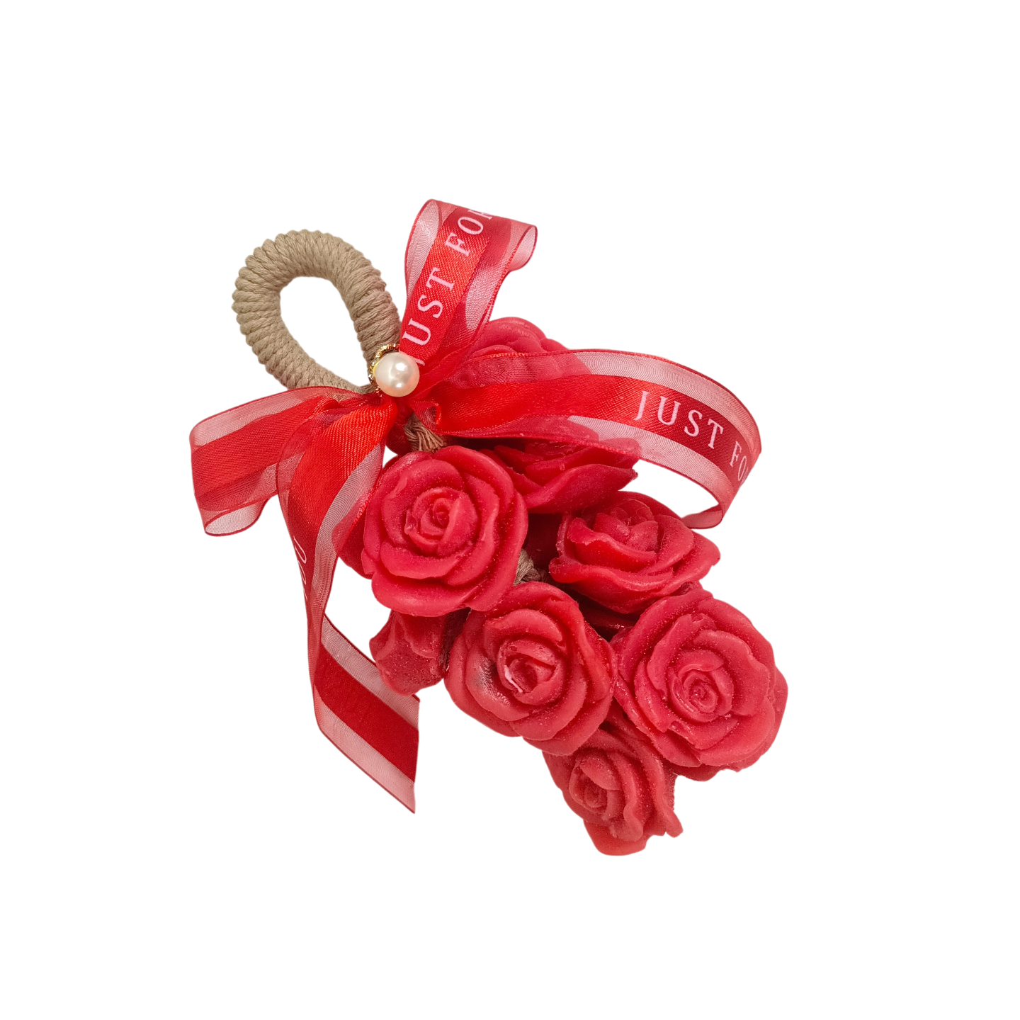 Red Rose Bouquet Artisan Soap wholesale decorative soap gift