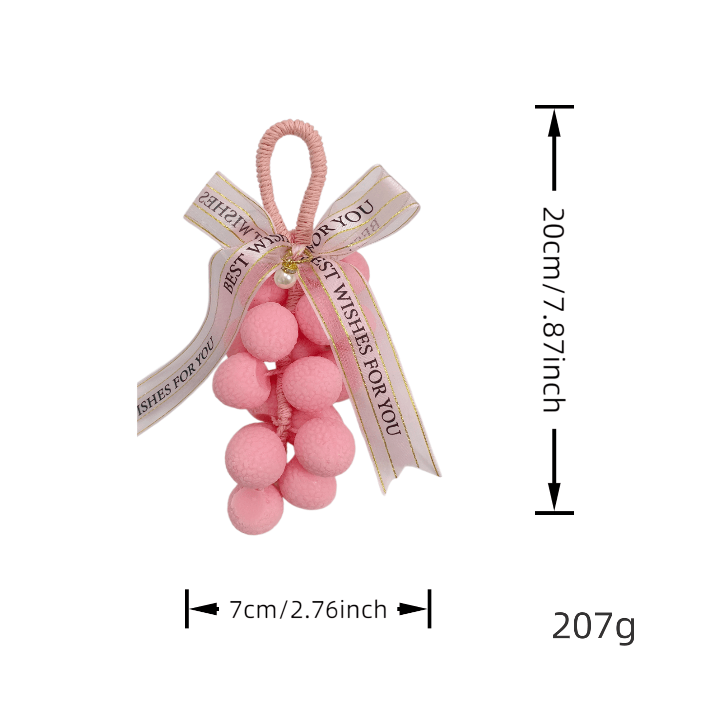 Pink Lychee Cluster Artisan Soap thumbnail 4