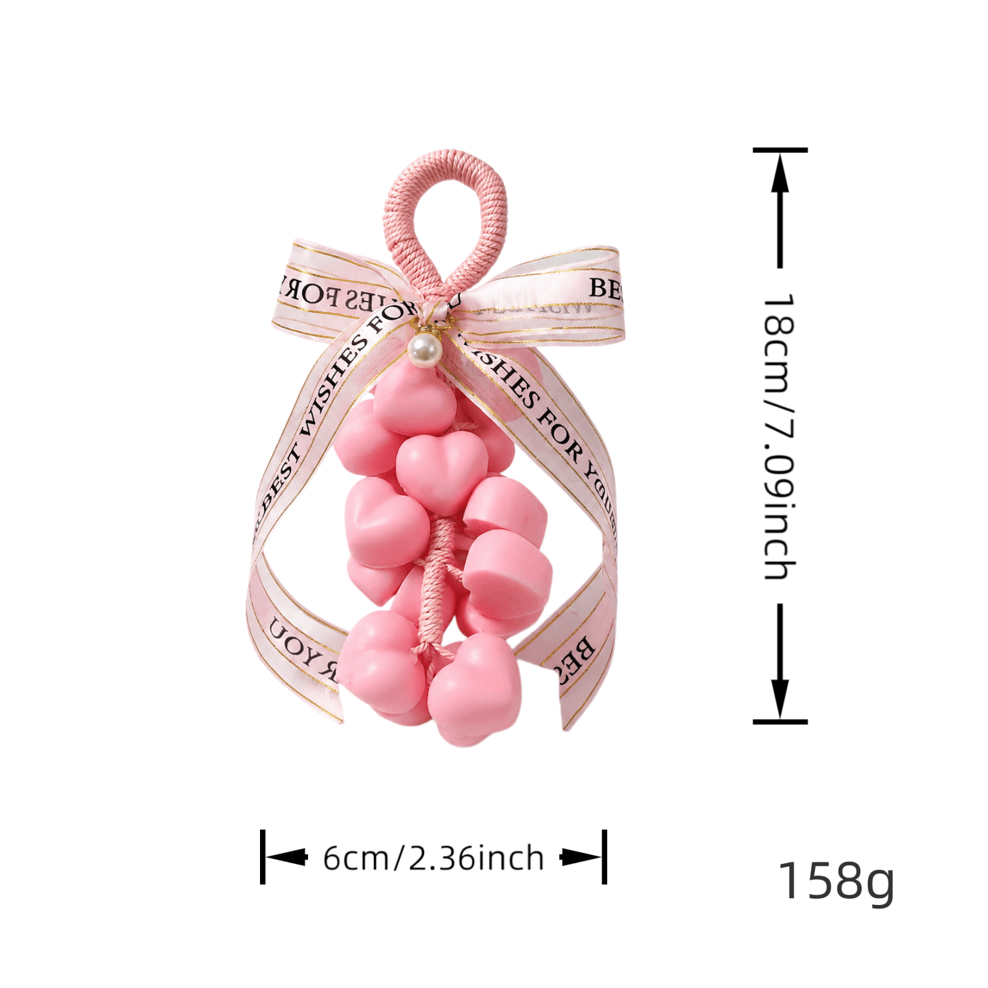 Pink Heart Cluster Artisan Soap thumbnail 4